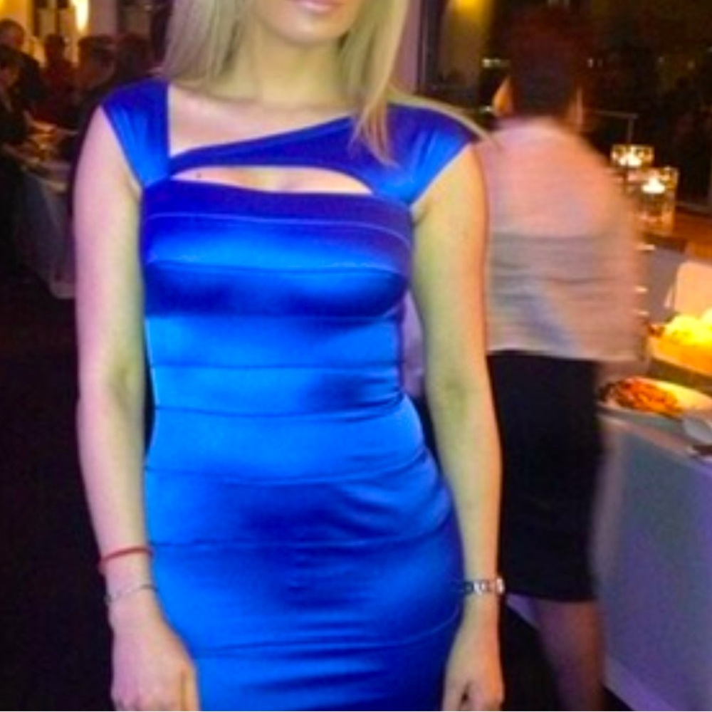 TADASHI SHOJI Royal blue cocktail dress